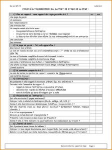 Comment faire un rapport de stage bac pro ?